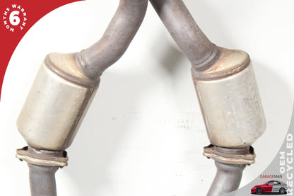 2011-2014 Porsche Cayenne 958 S Hybrid SUV Front & Rear Exhaust Downpipe Set OEM