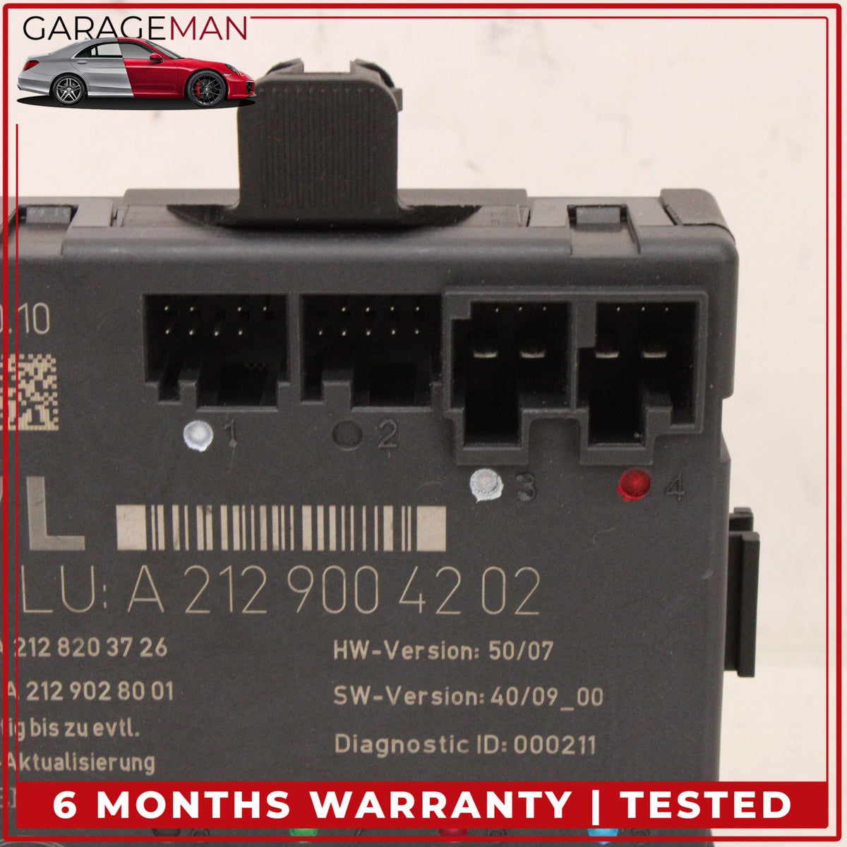 2008-2018 Mercedes W212 E350 Front Left Side Door Control Module 2129004202 OEM