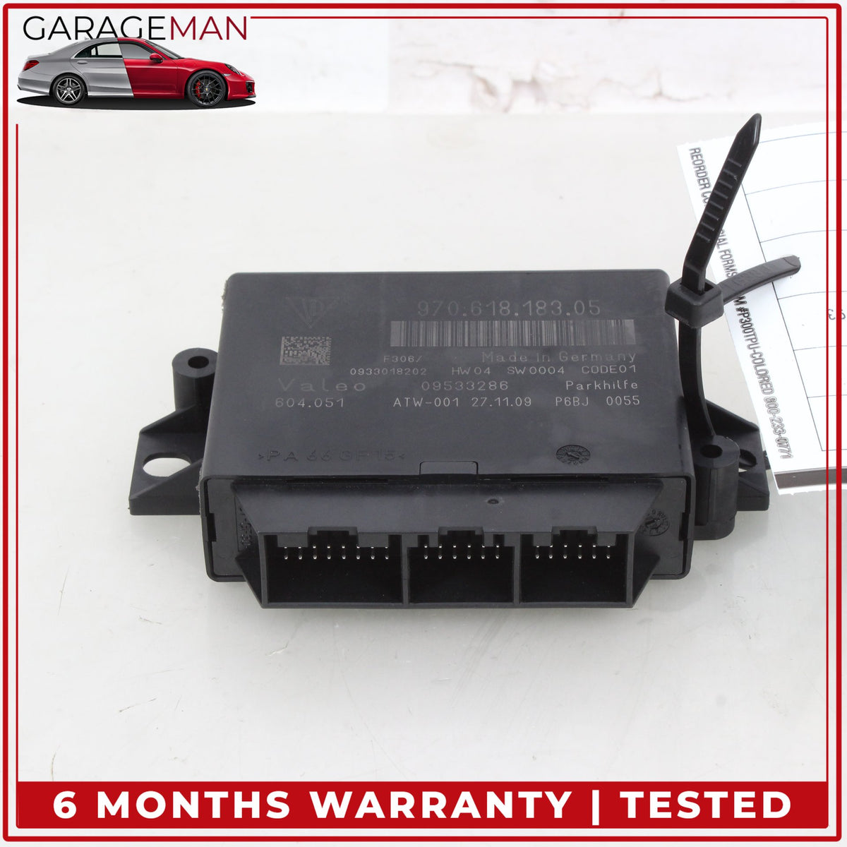 2010-2013 Porsche Panamera 970 Parking Aid Assist Control Module 97061818305 OEM