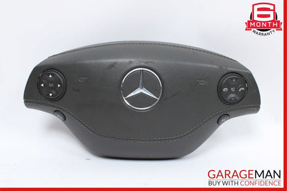 07-10 Mercedes W221 S550 CL500 CL550 Steering Wheel Airbag Air Bag Black OEM