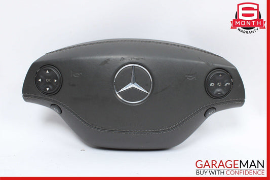 07-10 Mercedes W221 S550 CL500 CL550 Steering Wheel Airbag Air Bag Black OEM