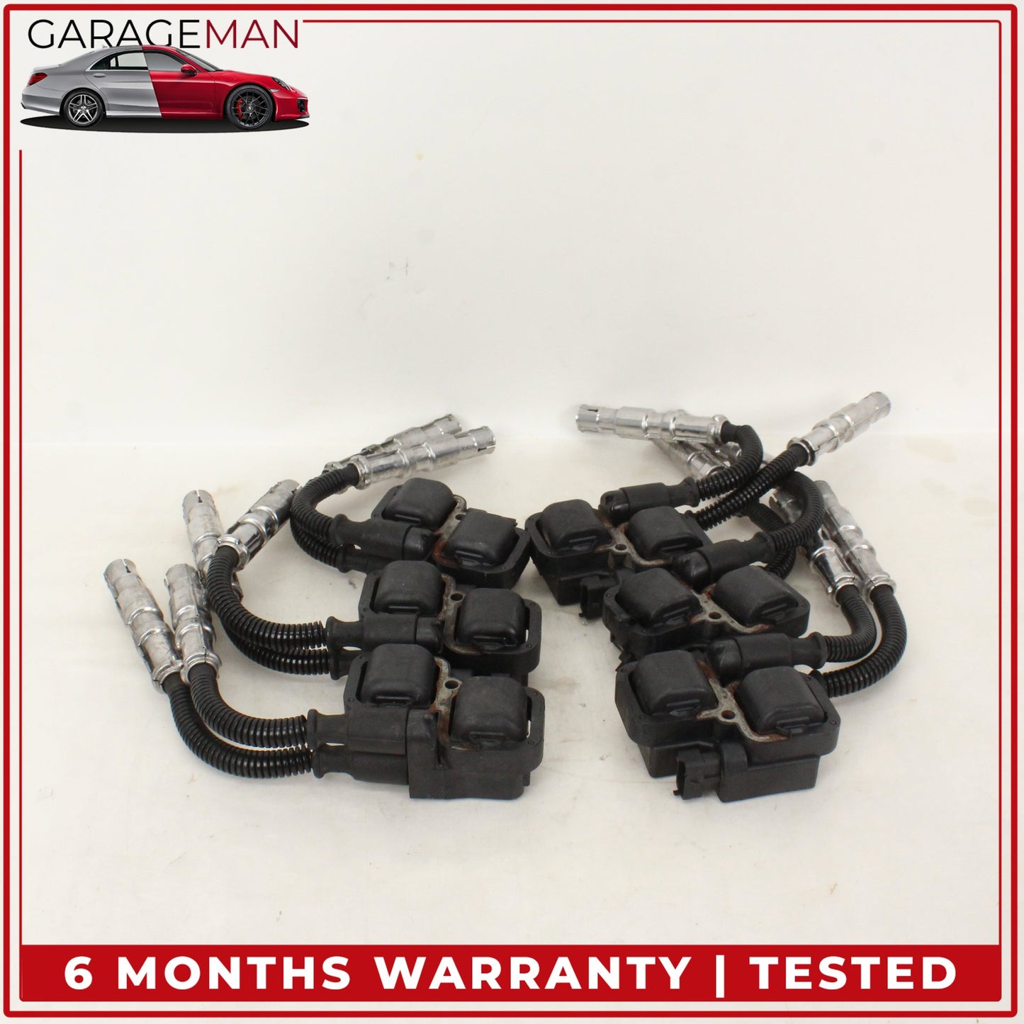 1998-2006 Mercedes W210 E320 CLK430 Ignition Coils Set of 6 Pc 0001587803 OEM