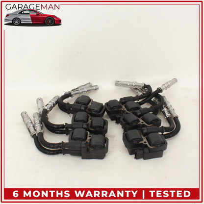 1998-2006 Mercedes W210 E320 CLK430 Ignition Coils Set of 6 Pc 0001587803 OEM
