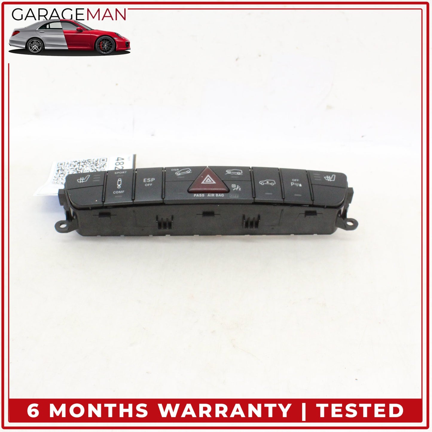 2006-2012 Mercedes X164 GL550 Hazard Light Control Switch Panel 1648709510 OEM