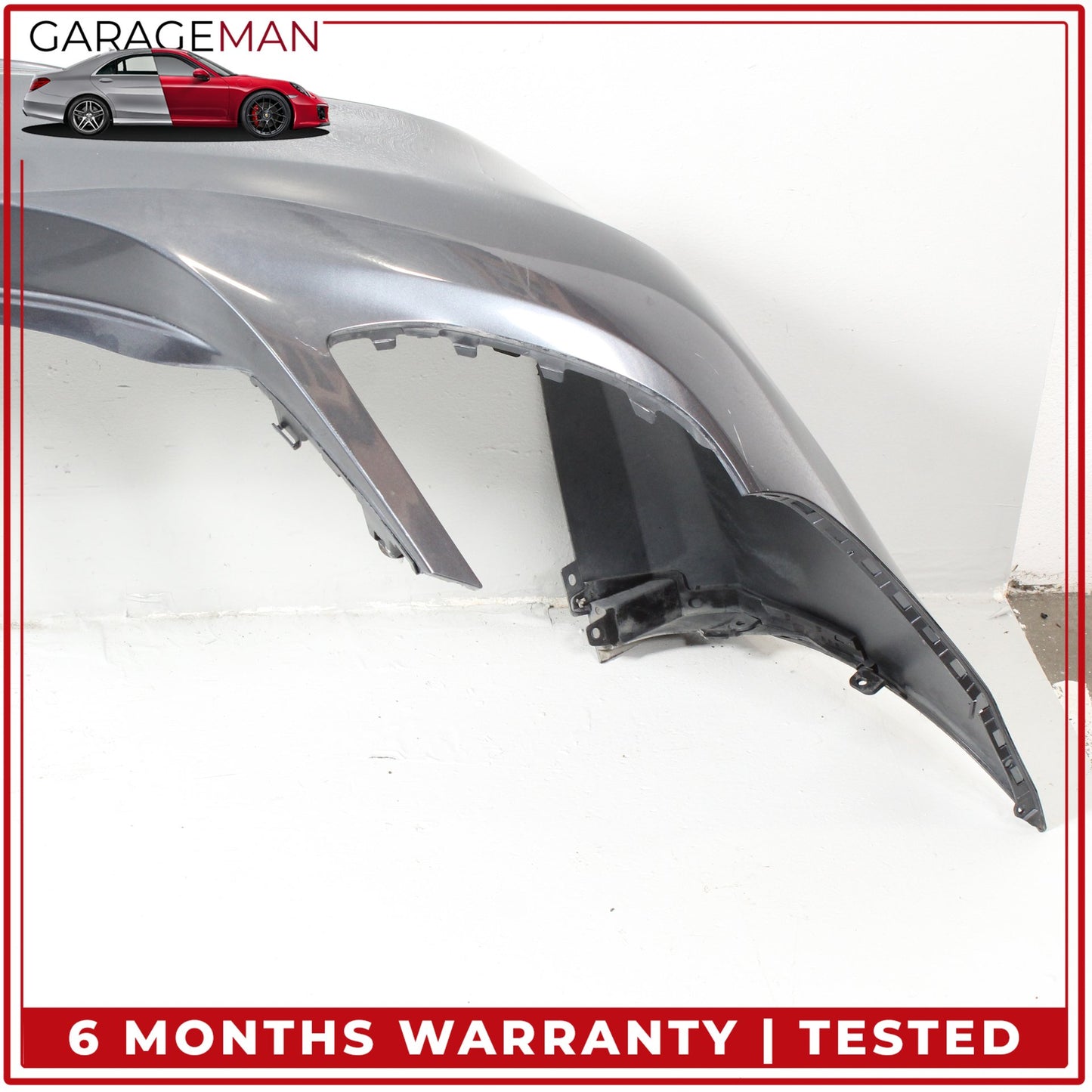 2015-2018 Mercedes W205 C300 Sedan Sport Rear Bumper Cover Assembly Gray OEM