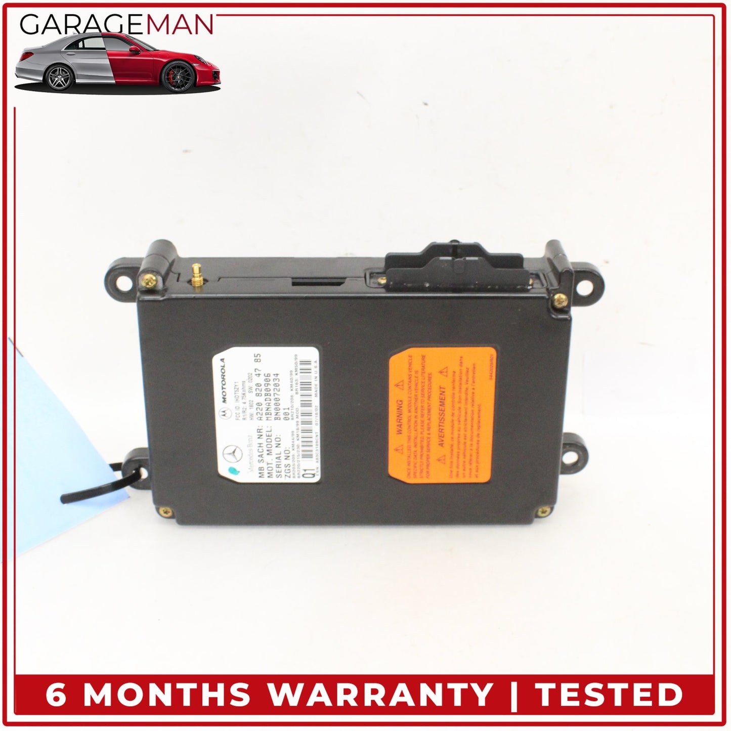 2003-2006 Mercedes-Benz SL500 R230 Convertible Voice Command Control Module 2208204785