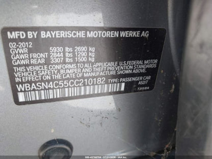 Parting Out- 2012 BMW 550i F07 Gran Turismo- 209