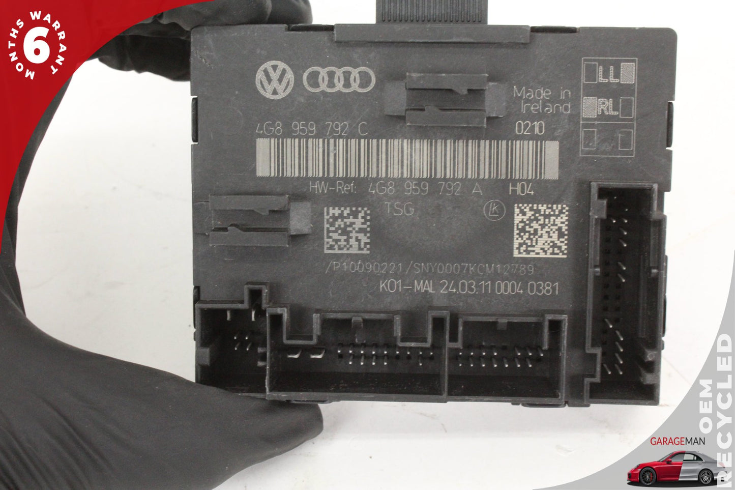 2012-2018 Audi A7 A6 Front Right Side Door Control Module Unit 4G8959792C OEM