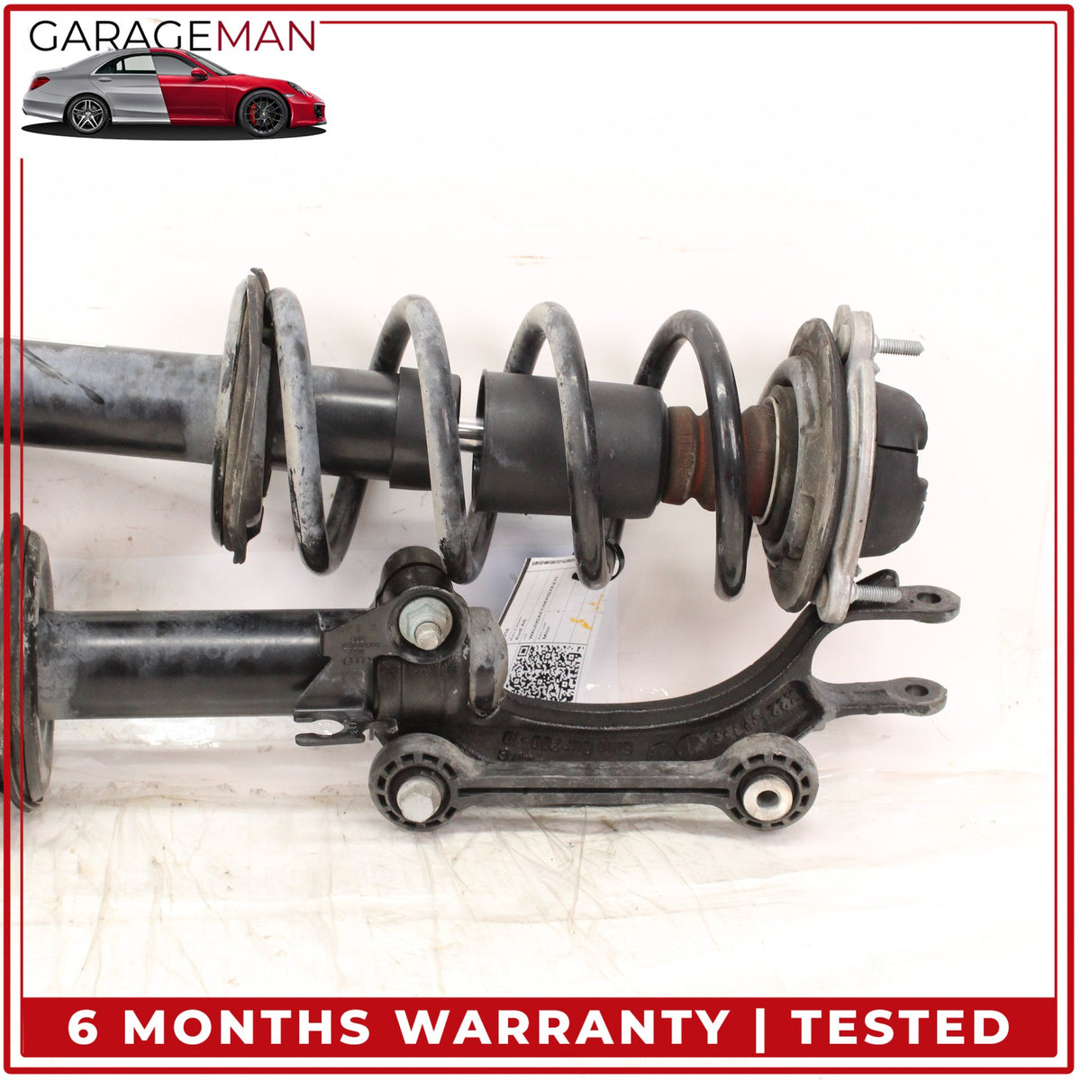 2012-2018 Audi A6 Front Left and Right Shock Strut Absorber Set 4G0413031Q OEM