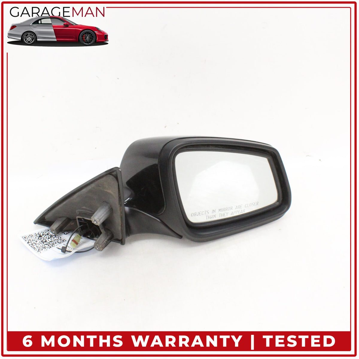 2012-2015 BMW 650i Front Right Passenger Side Door Rear View Mirror Black OEM