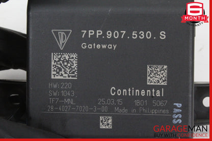 2013-2016 Porsche Cayman 981 Gateway Control Module Unit 7PP907530S OEM