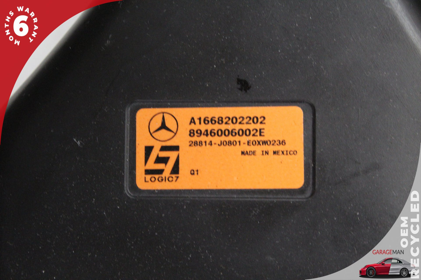 2012-2019 Mercedes X166 GL450 GL350 Rear Subwoofer Speaker Logic7 1668202202 OEM