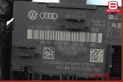 2012-2018 Audi A6 C7 Sedan Front Left Door Control Module 4G8959793 OEM