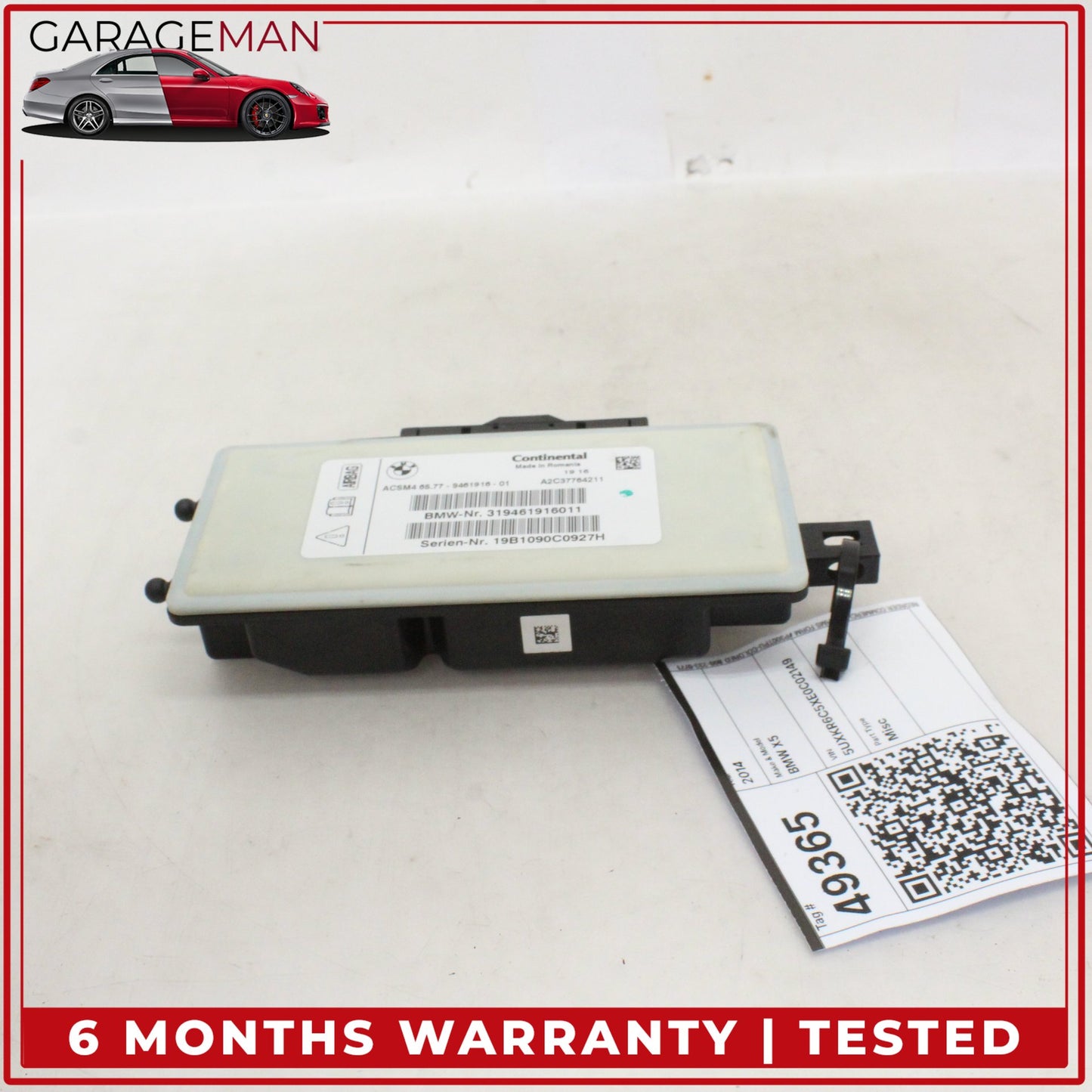 2014-2019 BMW X5 X6 F15 Airbag Air Bag Sensor Module Unit ACSM4 9461916 OEM
