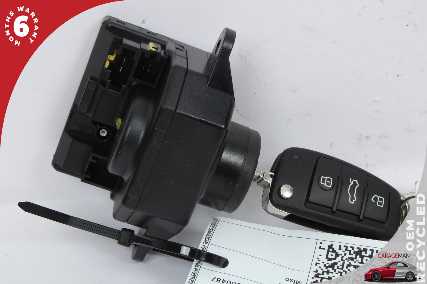 2007-2015 Audi Q7 A6 S6 Ignition Lock Switch Module w/ Key Fob 4F0909131J OEM