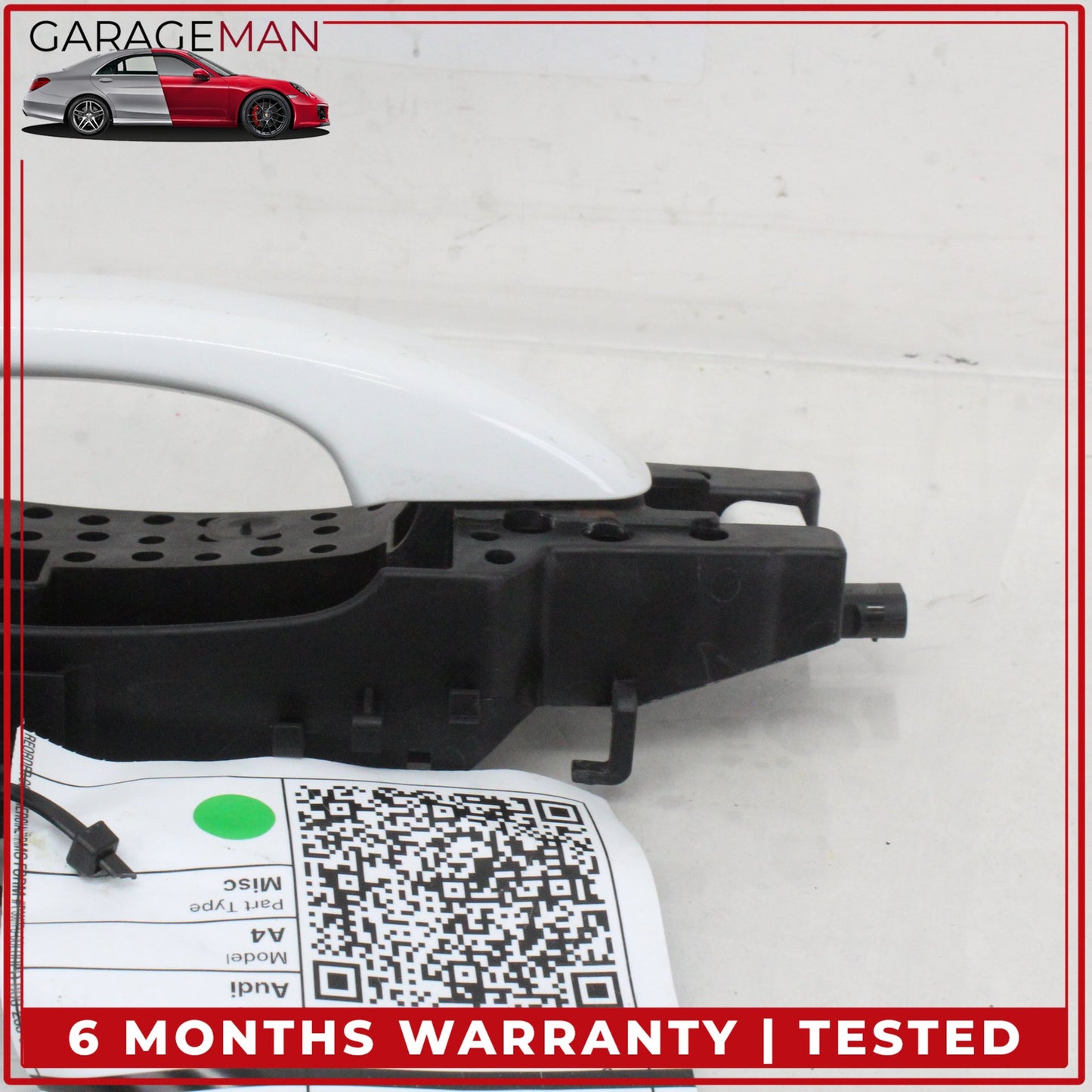 2009-2016 Audi A4 S4 A5 S5 Right Passenger Side Exterior Door Handle White OEM
