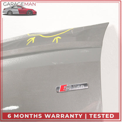 2019-2025 Audi Q3 Front Left Side Fender Wing Panel Chronos Gray Metallic OEM