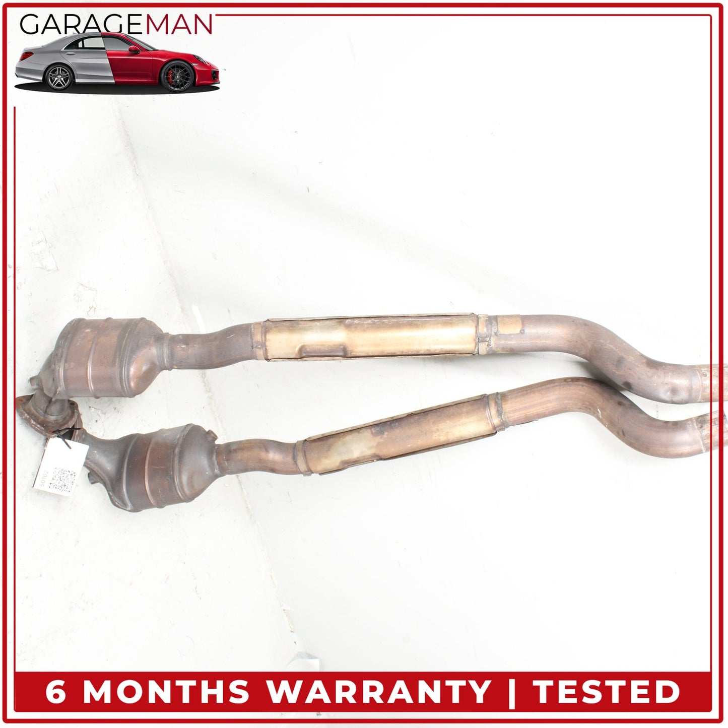 2004-2019 Maserati GranTurismo M145 Left and Right Side Exhaust Downpipe Set OEM
