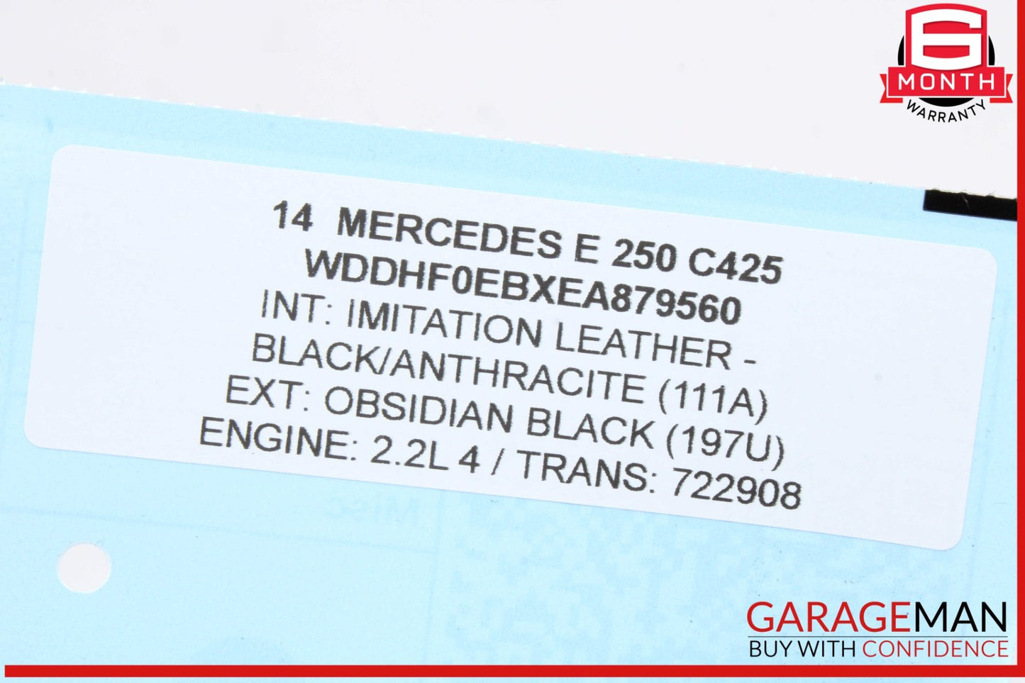 2012-2020 Mercedes E250 W212 Keyless Go Entry Control Module 2129005422 OEM