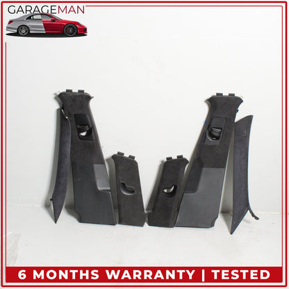 2011-2018 Porsche Cayenne 958 Interior Front &amp; Rear Trim Panel Set of 6 OEM