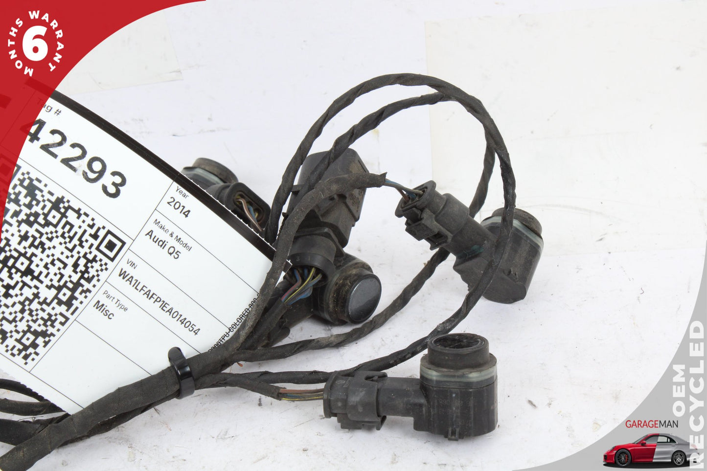 2013-2017 Audi Q5 8R Front Bumper Parking Sensor Wire Harness 8R0971095F OEM