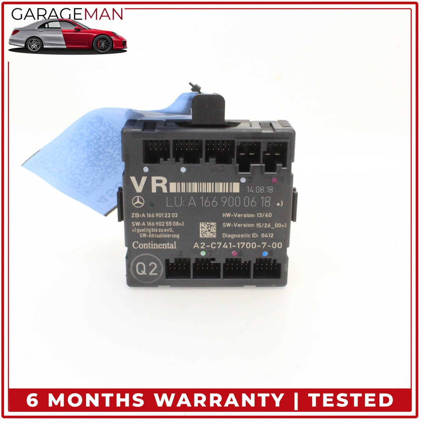2012-2020 Mercedes-Benz CLA250 W117 Sedan Right Front Door Control Module 1669000618 OEM
