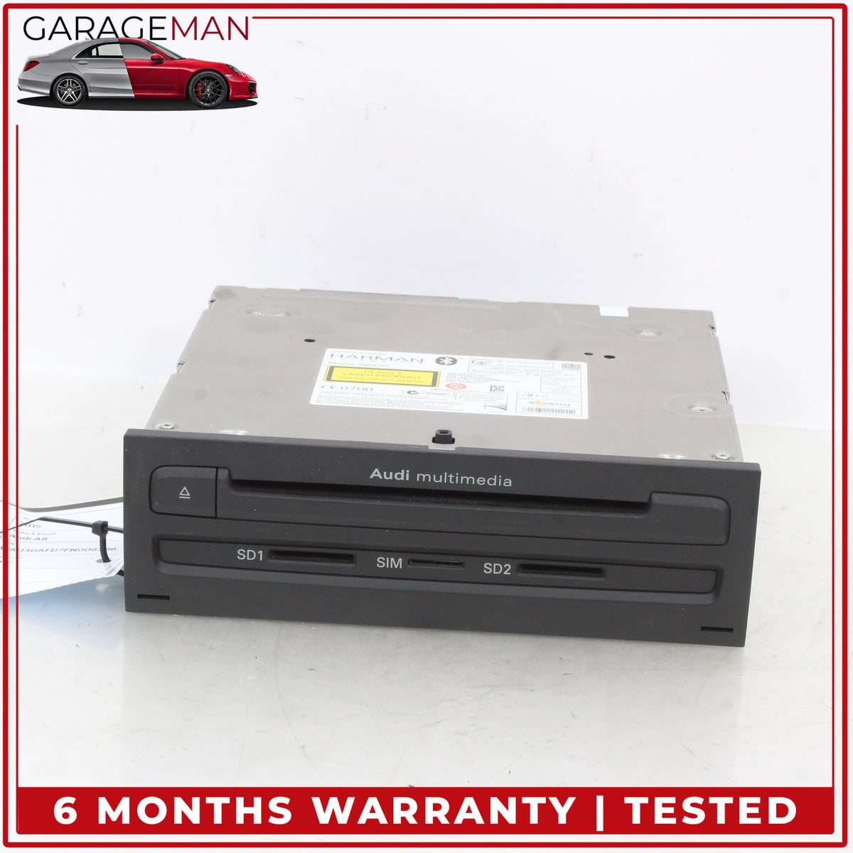 2013-2015 Audi A8 S8 Audio Radio MMI Multimedia CD Player 4H0035746G OEM