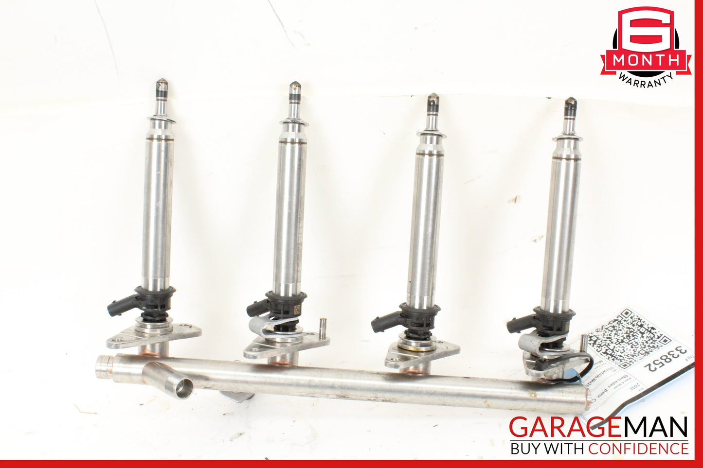 2015-2023 Mercedes W205 C300 W213 E300 M274 Fuel Rail Line w/ Injectors OEM