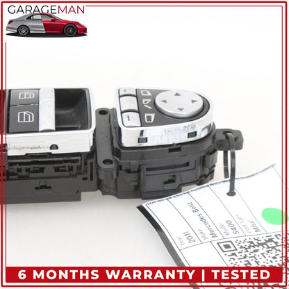 2007-2014 Mercedes-Benz S400 S-Class W221 Sedan Front Left Master Window Control Switch 2218215051 OEM
