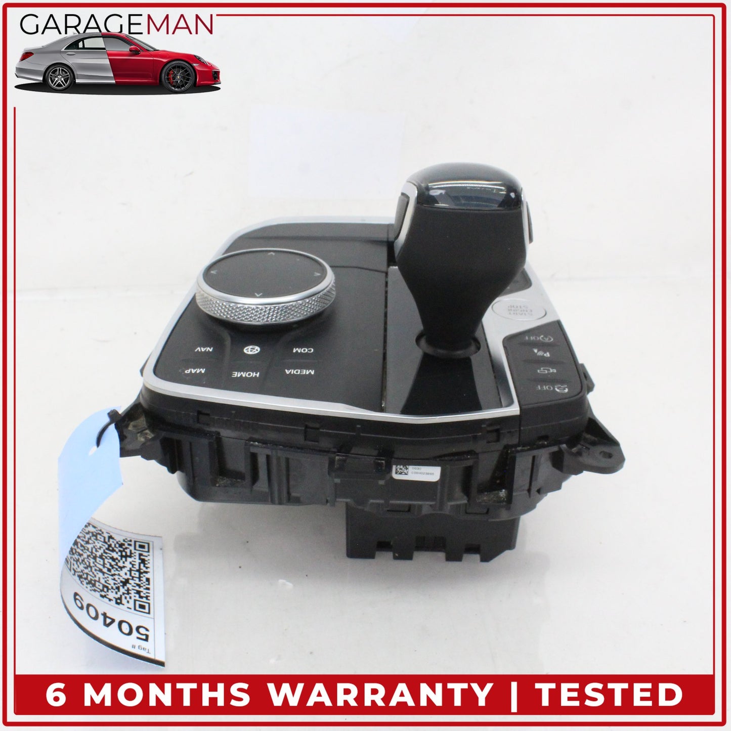 2019-2024 BMW M340i Center Console Shifter iDrive Knob Switches w/ Trim OEM