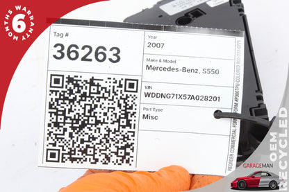 2007-2013 Mercedes W221 S550 S600 Rear Right Side Seat Control Memory Switch OEM