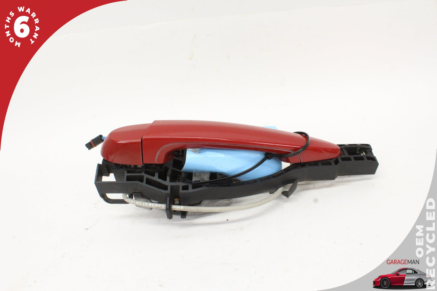 2012-2018 BMW 320i F30 Rear Left Side Exterior Door Handle Red 7332267 OEM