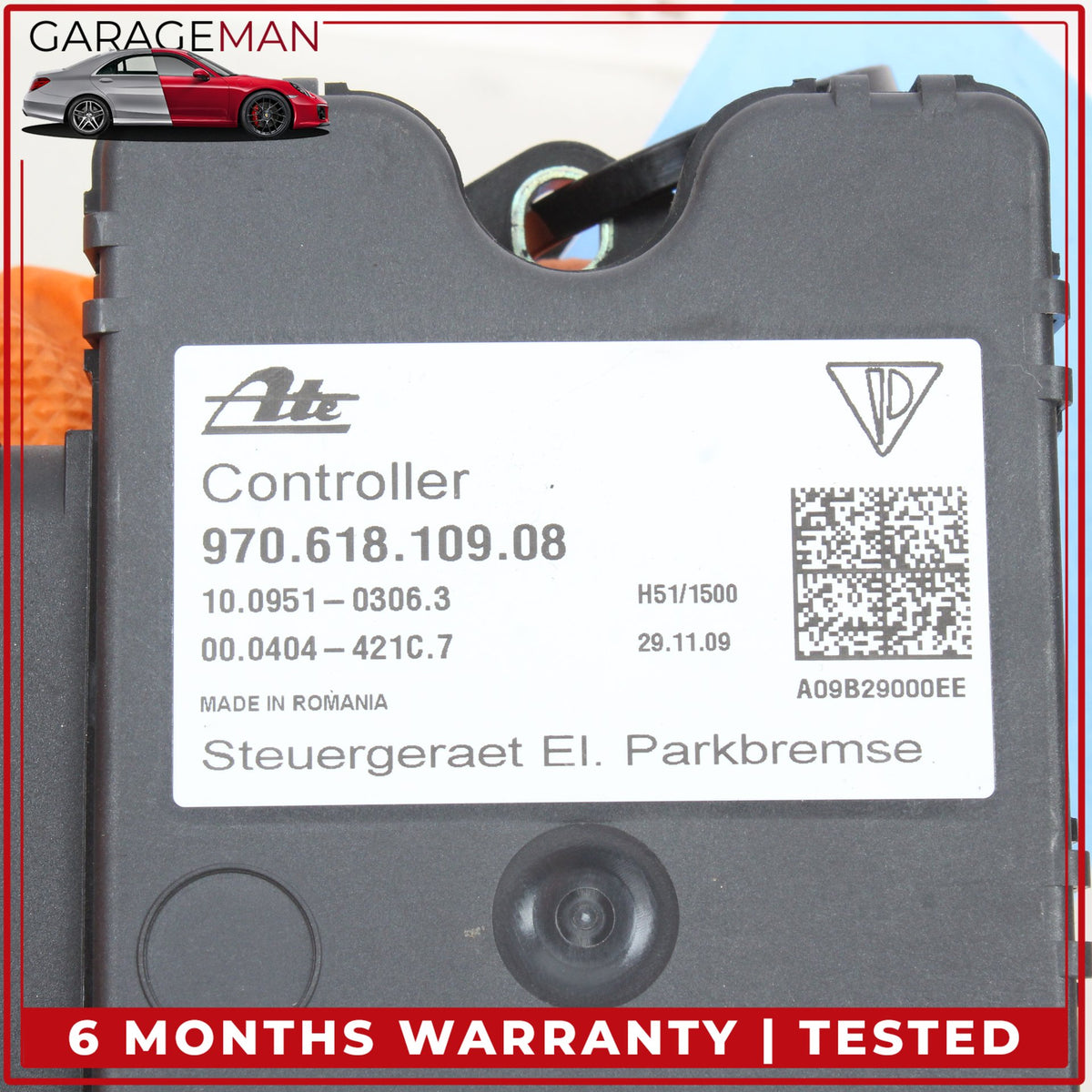 2010-2016 Porsche Panamera 970 Hand Parking Brake Control Module 97061810908 OEM