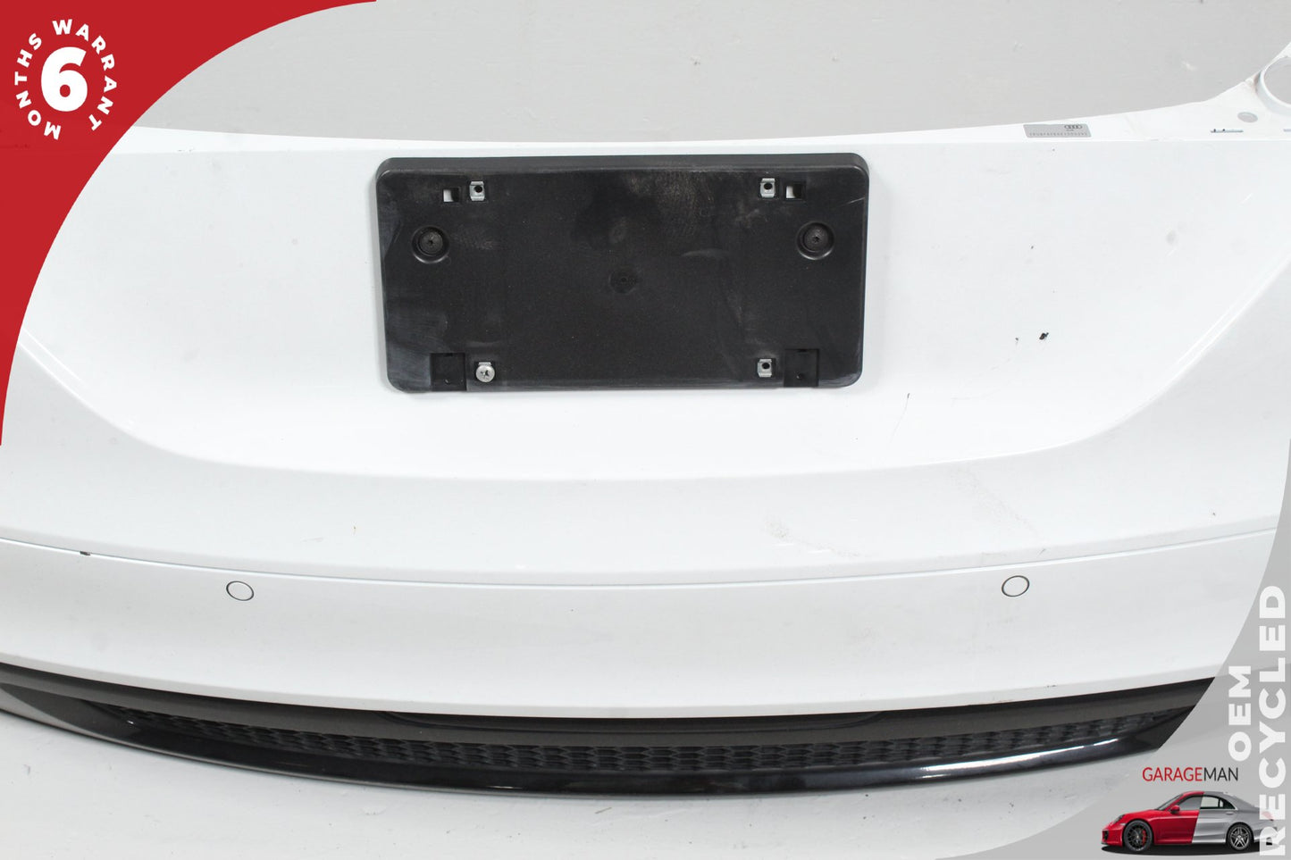 2008-2015 Audi TT 8J AWD Rear Bumper Cover Panel Assembly 8J0807317 Ibis White