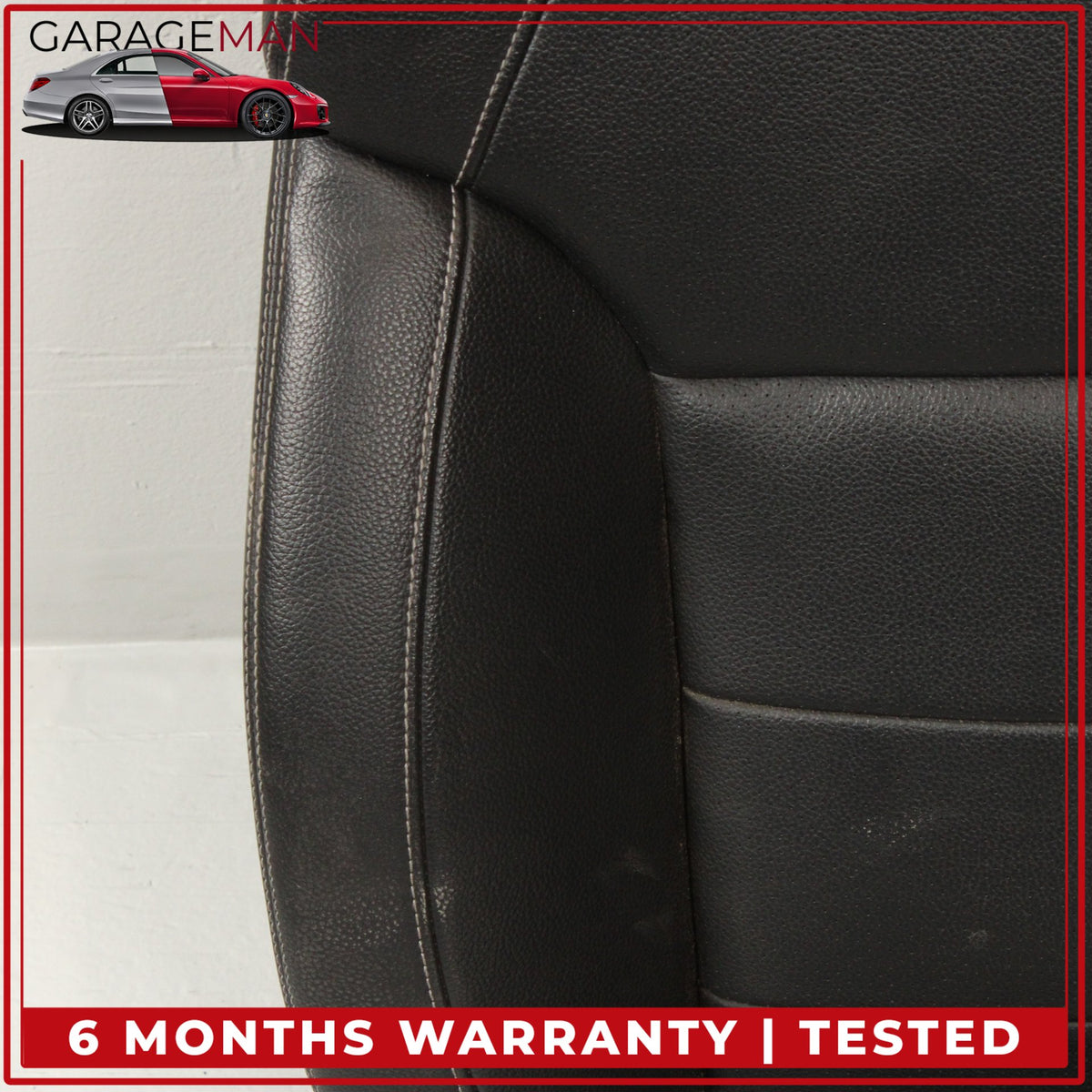 2012-2015 Mercedes W166 ML350 Front Left Side Top Upper Seat Cushion Black OEM