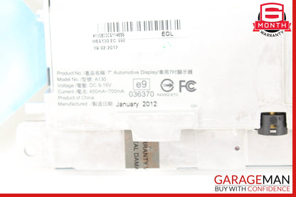 2009-2016 Audi A5 Front Center Dash Display Screen Monitor 8R0919604 OEM