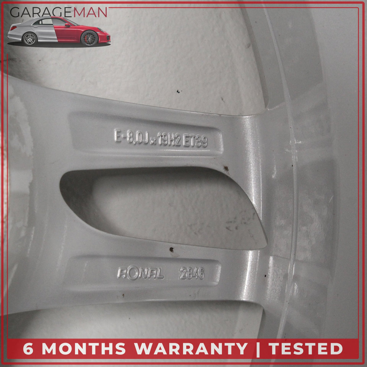 2013-2017 Audi Q5 SQ5 Front or Rear Side Wheel Rim 8JX19H2 ET39 8R0601025BN OEM