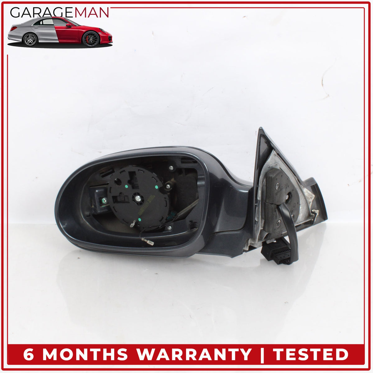 2003-2009 Mercedes W209 CLK350 Front Left Door Rear View Mirror w/o Glass OEM