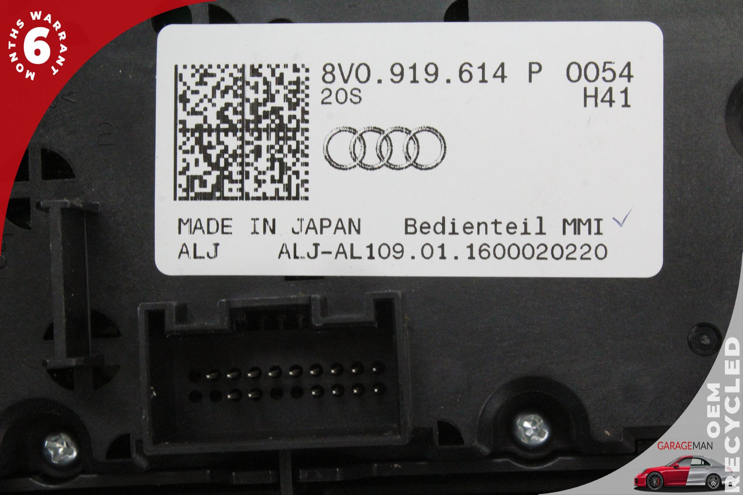 2015-2020 Audi A3 S3 MMI Multimedia Knob Control Switch Panel 8V0919614P OEM