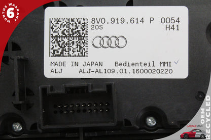 2015-2020 Audi A3 S3 MMI Multimedia Knob Control Switch Panel 8V0919614P OEM