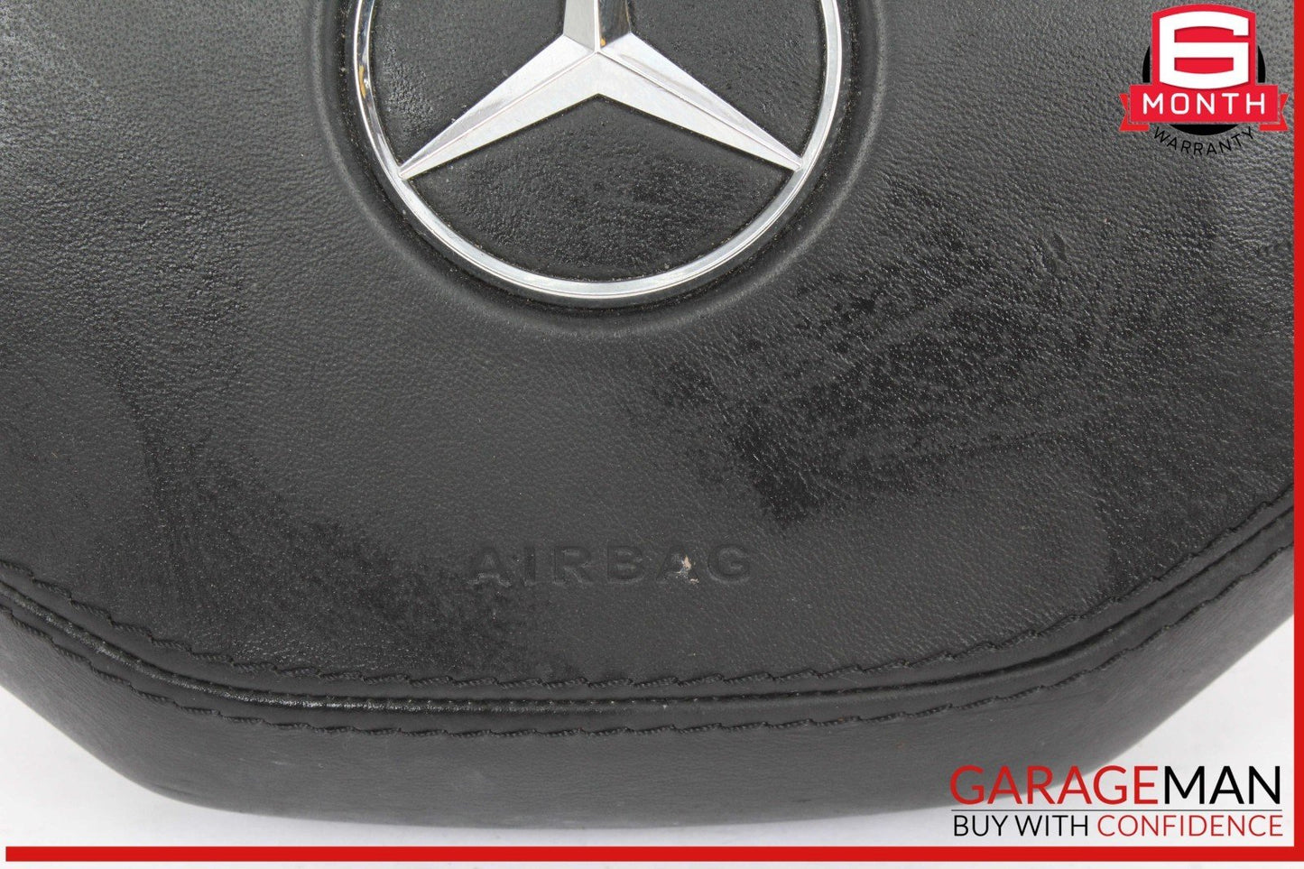 07-10 Mercedes W221 S550 CL550 Steering Wheel Airbag Air Bag Assembly Black OEM