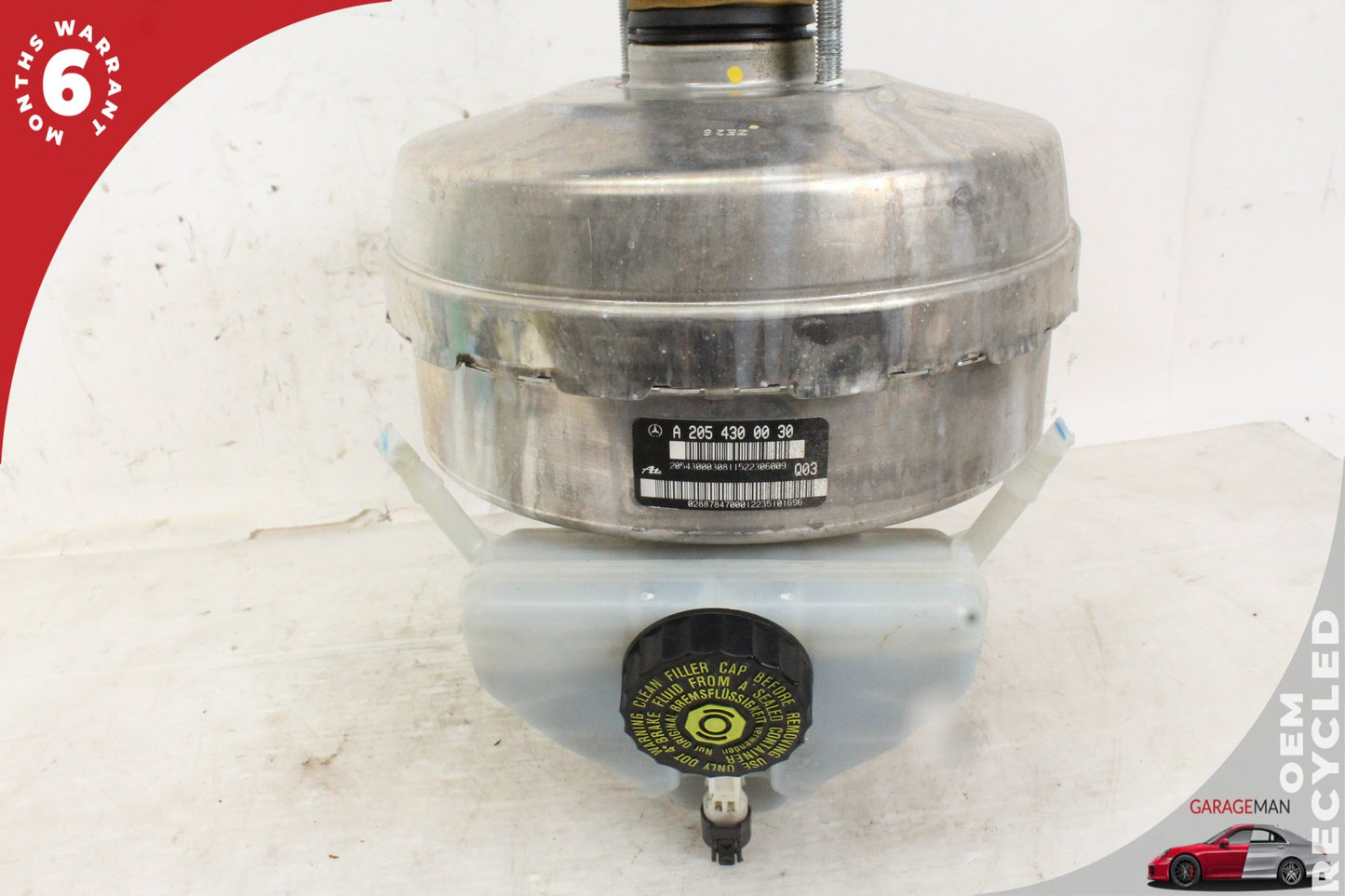 15-18 Mercedes-Benz C300 W205 Power Brake Booster Master Cylinder 205430030