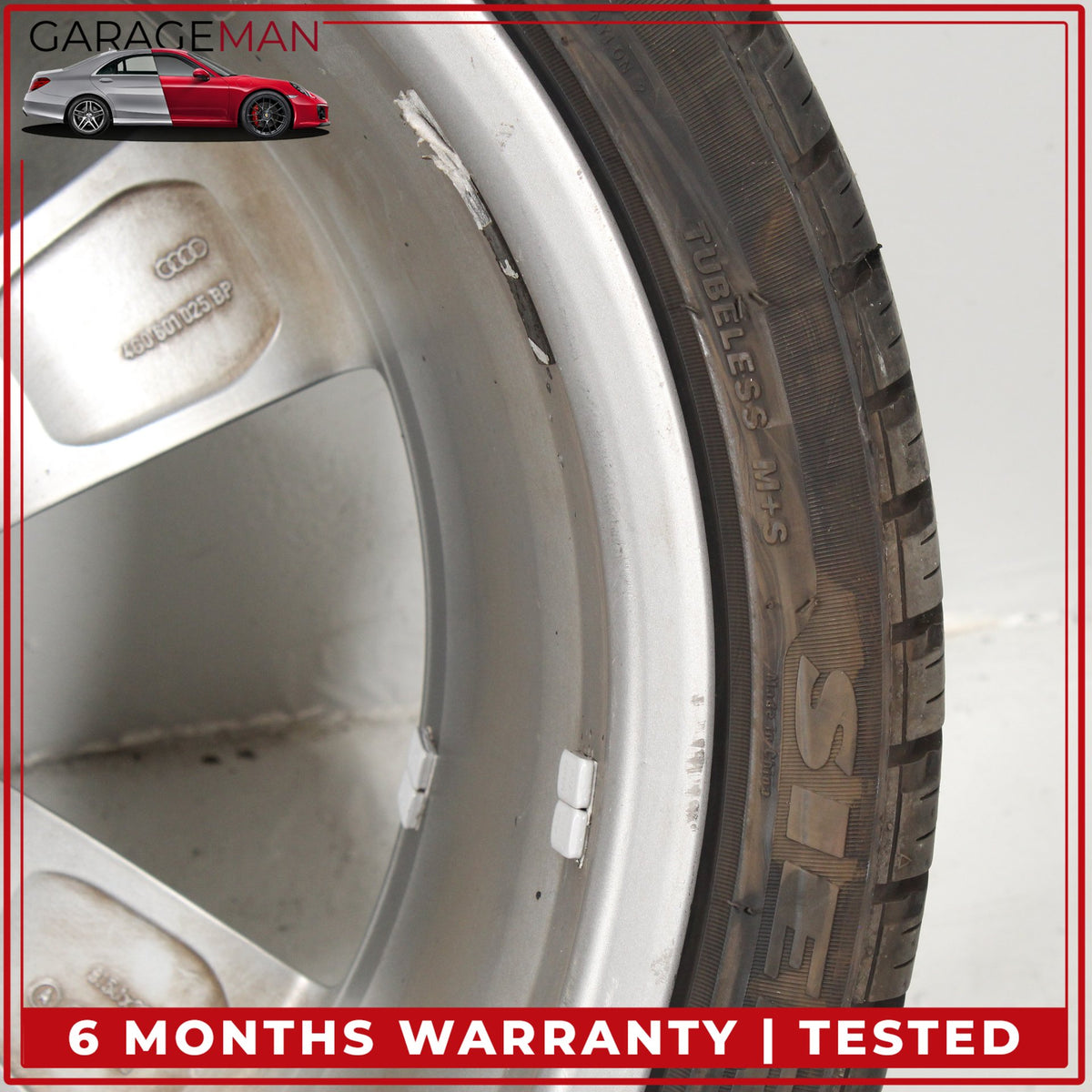 2012-2018 Audi A6 S6 Front or Rear 5 Spoke Wheel Rim w/ Tire 8.5JX20H2 ET45 OEM