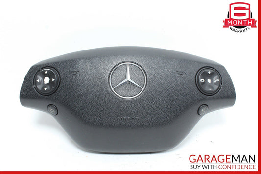 07-10 Mercedes W221 S550 S450 Steering Wheel Airbag Air Bag Assembly Black OEM