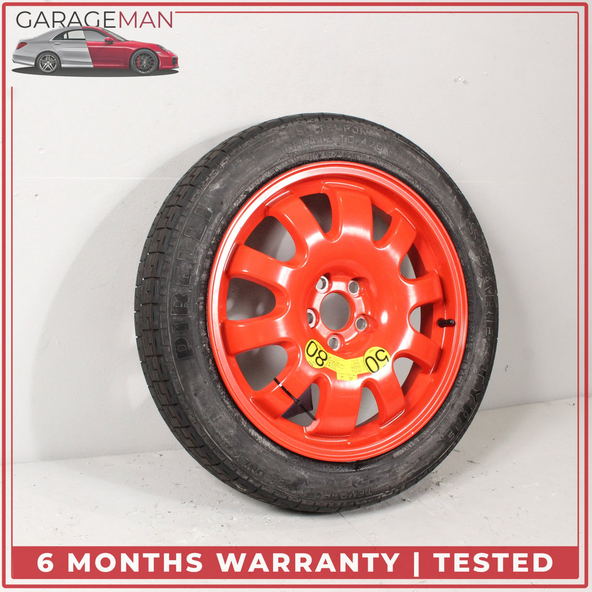 2004-2021 Jaguar XF X250 Emergency Spare Tire Wheel Donut Rim 2R831007RA OEM