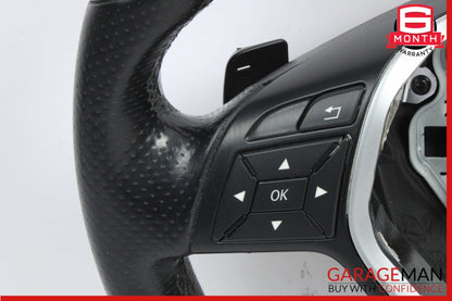 2012-2018 Mercedes-Benz E250 W212 Steering Wheel Black w/ Paddle Shifters OEM