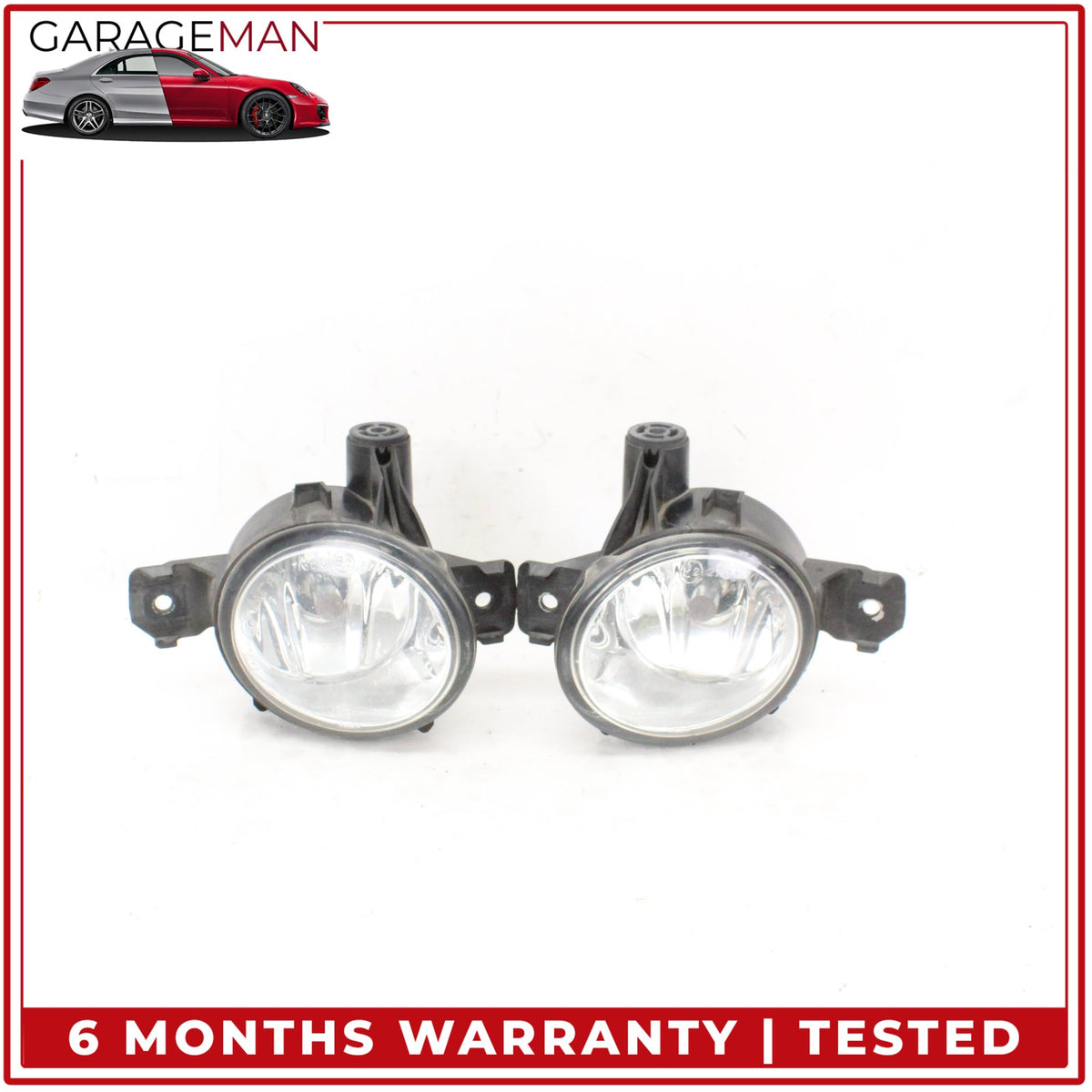2007-2013 BMW X5 E70 Front Left and Right Side Fog Light Lamp Set 7184317 OEM