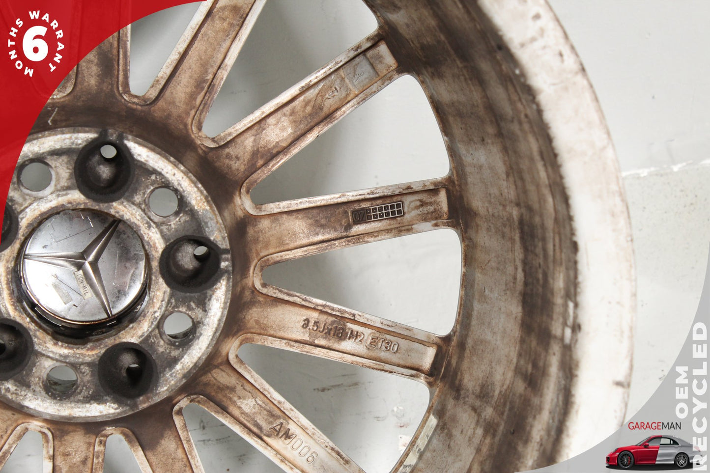 2008-2012 Mercedes R230 SL600 Front Wheel Rim 14 Spoke 8.5JX18H2 ET30 2304013702