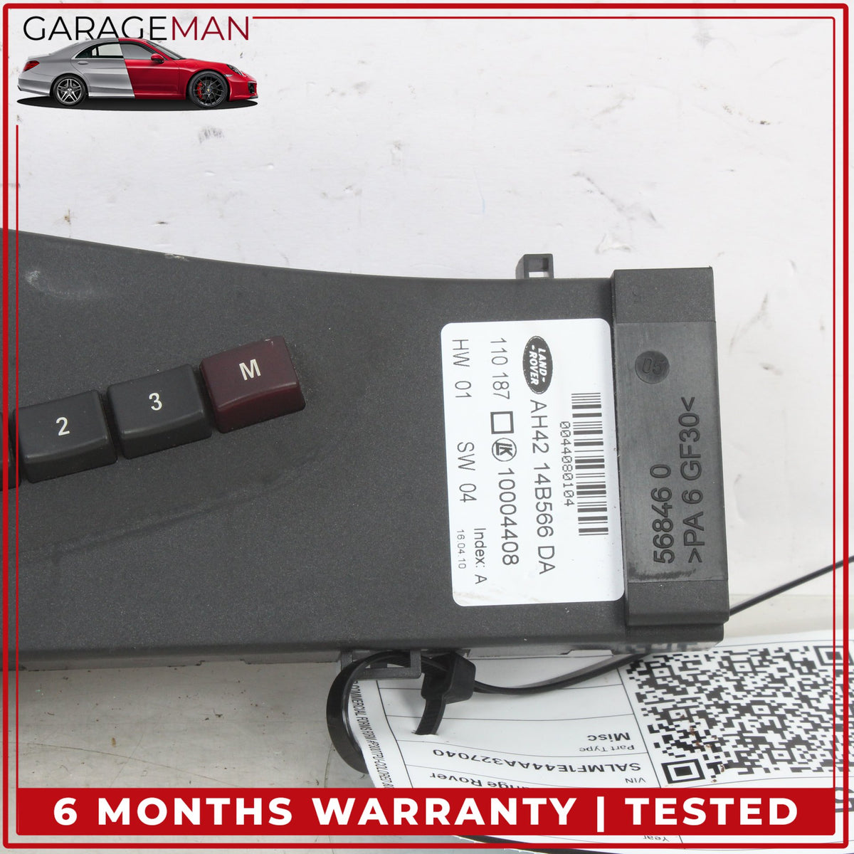 2010-2012 Range Rover L322 Front Left Side Seat Adjuster Switch AH4214B566DA OEM