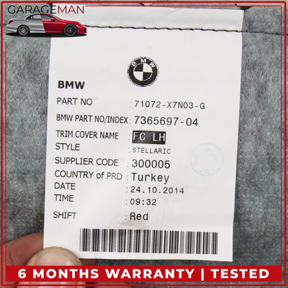 2014-2021 BMW i3 I01 Front Left Side Lower Bottom Seat Cushion Brown 7365697 OEM